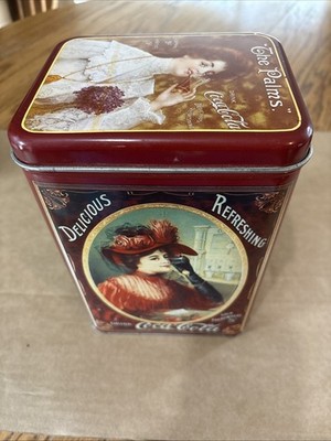 collector Tin Vintage Can Coca-Cola  Delicious & Refreshing Box Madame