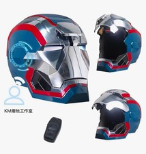 1:1 Iron Man Iron Patriot Casco Control por Voz Control Remoto Usable Máquina de Guerra Máscara