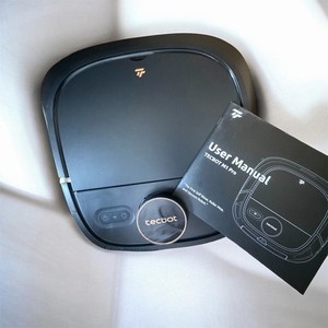 Tecbot M1 Pro Robotic Vacuum Mop, Water Flow Control, 260ml, Black