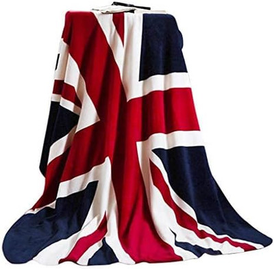 Union Jack Flagge Fleece Überwurf Decke Luxus Koralle Überwürfe für Sofa Great British