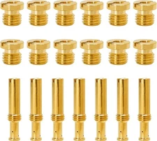 19 Pieces Jet Assortment Kit Carburetor Replacement Parts for S&S Cycle... 