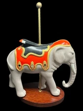 Franklin Mint The Treasury Carousel Art The Elephant William Manns 1988