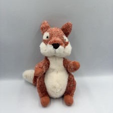 Jellycat Ambrosie Fox - Sitting Red Mottled Fox Beanie Plush Toy Woodland 9"
