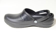 Crocs Womens Mercy Work Clogs Slip Resistant Work Shoes Black Size 8