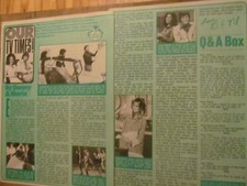 Donny and Marie Osmond, Two Page Vintage Clipping, Osmonds Brothers