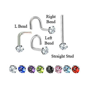 Nose Stud Gauge Size Chart