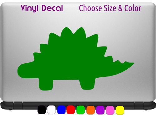 Stegosaurus Muy Linda Calcomanía Dinosaurio Laptop Coche Ventana Pegatina ELIGE TAMAÑO COLOR - Imagen 3 de 4