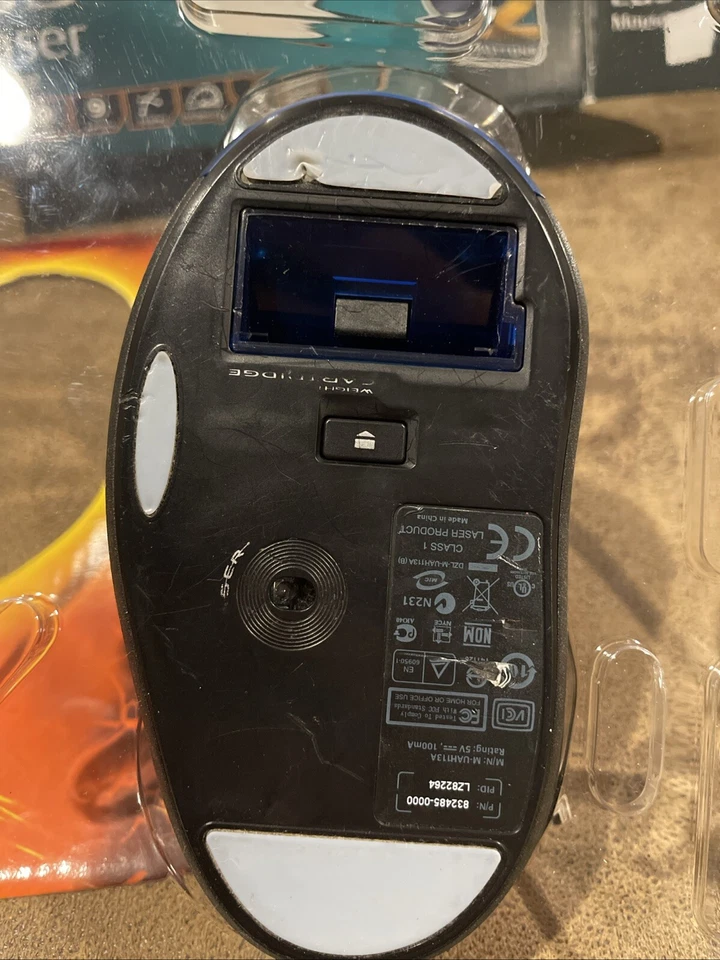 Mouse láser para juegos Logitech G5 USB - negro/azul - en muy buena condición (910-000093) algunos defectos Foto 4 de 4