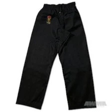 New Proforce Gladiator Lightweight Karate BLACK Martial Arts Pants TKD