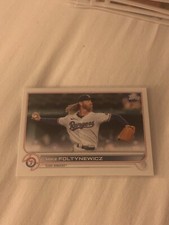 2022 Topps Series 1 Baseball Mike Foltynewicz Base #293 Texas Rangers T5