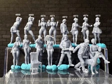 1:64 Figures  - For Dioramas Miniature Figures 164 Fig Lot 661 Doublegdiecast