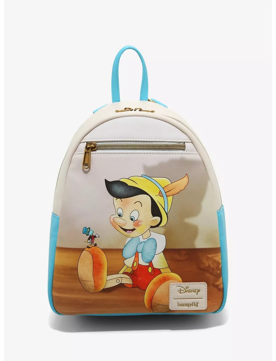 Loungefly Disney Pinocchio Duo Watercolor Mini Backpack | eBay display picture 1