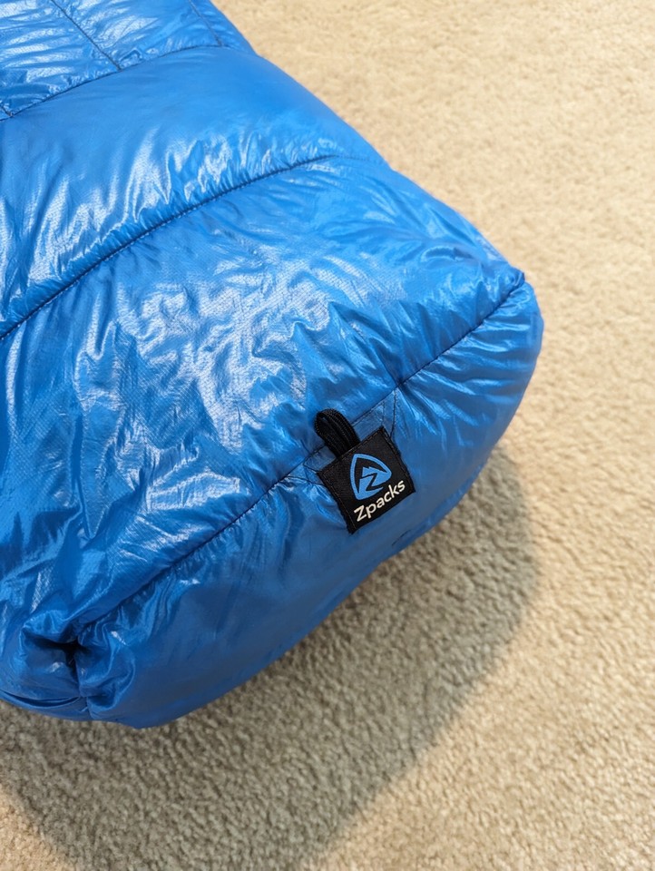 ZPACKS 10 DEGREES 3/4 ZIP, 900 DOWN FILL SLEEPING BAG. eBay