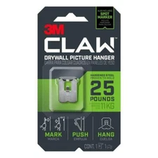 3M Claw Silver Drywall Picture Hanger 25 lb