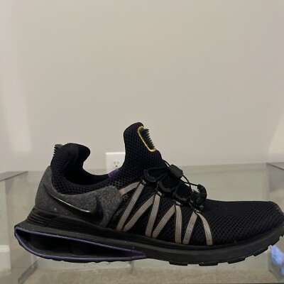 Nike Mens Shox Gravity Shoes Black Purple Multi Color AR1999 005 Size 11  EUC