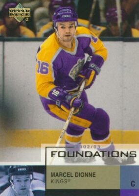 2002-03 UD Foundations #42 MARCEL DIONNE - Los Angeles Kings