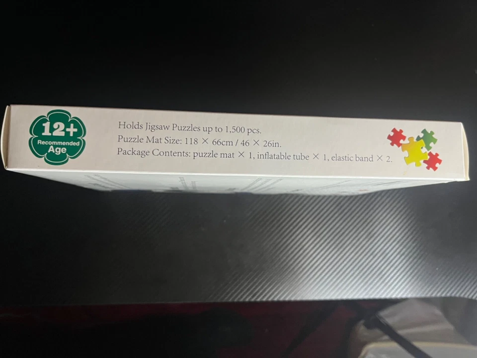 Alfombra de rompecabezas tabla portátil enrollable para ahorrar espacio de almacenamiento 46x26 hasta 1500 Foto 3 de 3