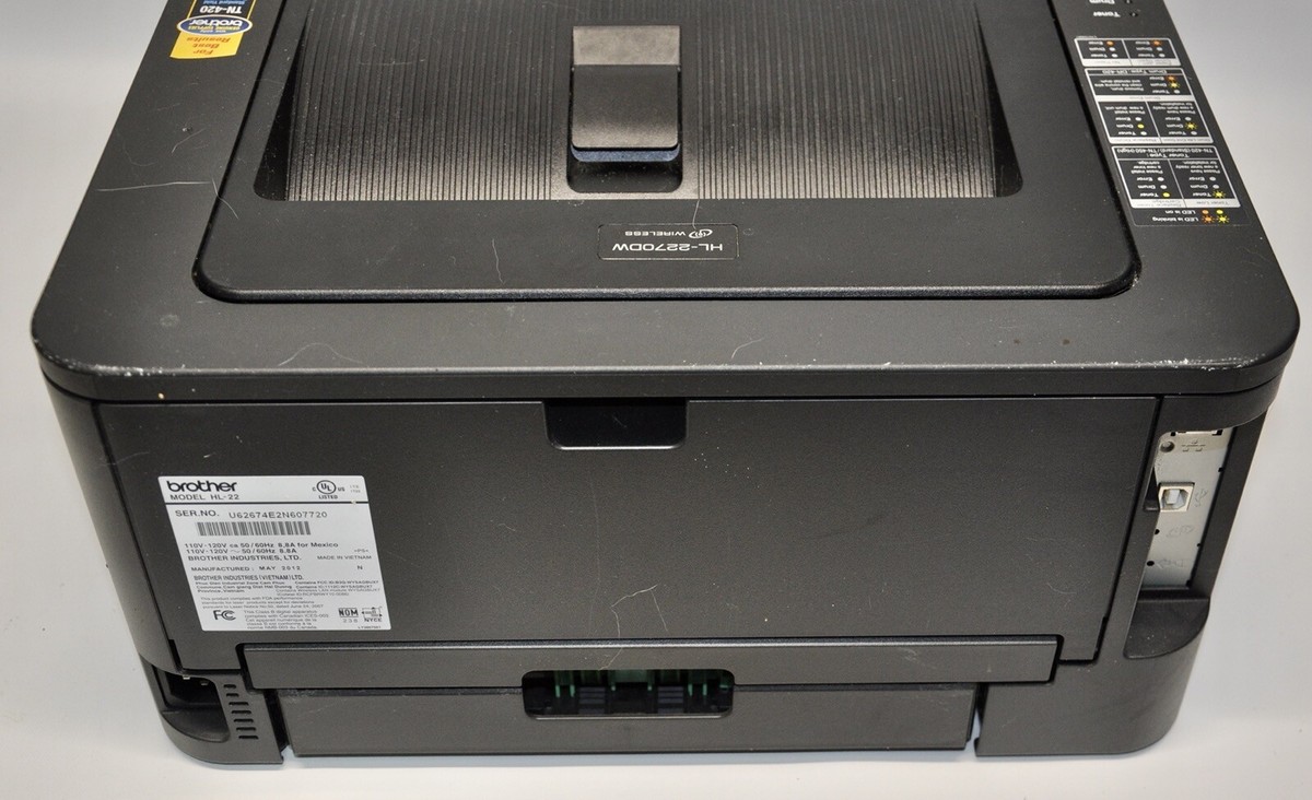 Laser Printer: Used Brother HL-2270DW Laser Printer Works/Parts