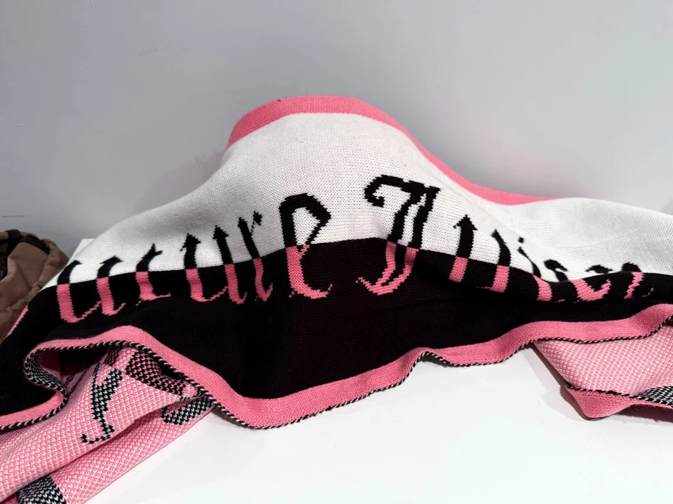 Bufanda Juicy Couture rosa/negro/blanco Foto 2 de 3