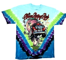 Allman Brothers Band Tie Dye Liquid Blue Music T-Shirt Size Extra Large