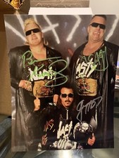 The Nasty Boys Knobs Sags Jimmy Hart Signed 8x10 W/proof Photo WWF Autographed