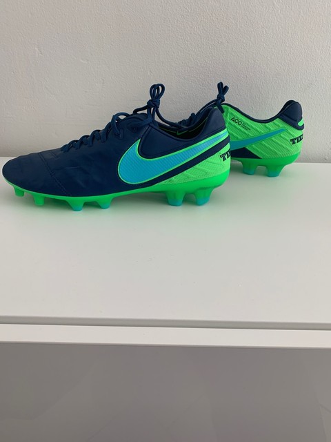 nike tiempo genio blue orange