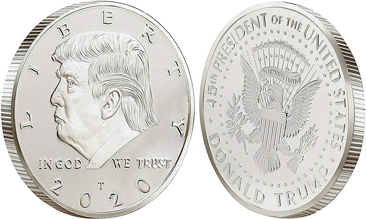 Donald Trump Coin 2020 - Silver Collectible Coin, Protective