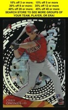 Chris Owings 2014 Topps High Tek BASEBALL Card