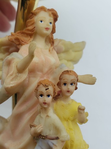 Angel and Children Nightlight Victorian Decor Table Lamp Original Shade Vintage - Picture 9 of 10