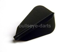 COSMO DARTS FIT FLIGHT 2 SETS 6 FLIGHTS TOTAL F-SHAPE DARK BLACK