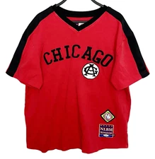New Reason NLBM Chicago American Giants Pullover Jersey T-Shirt Men's Medium Red