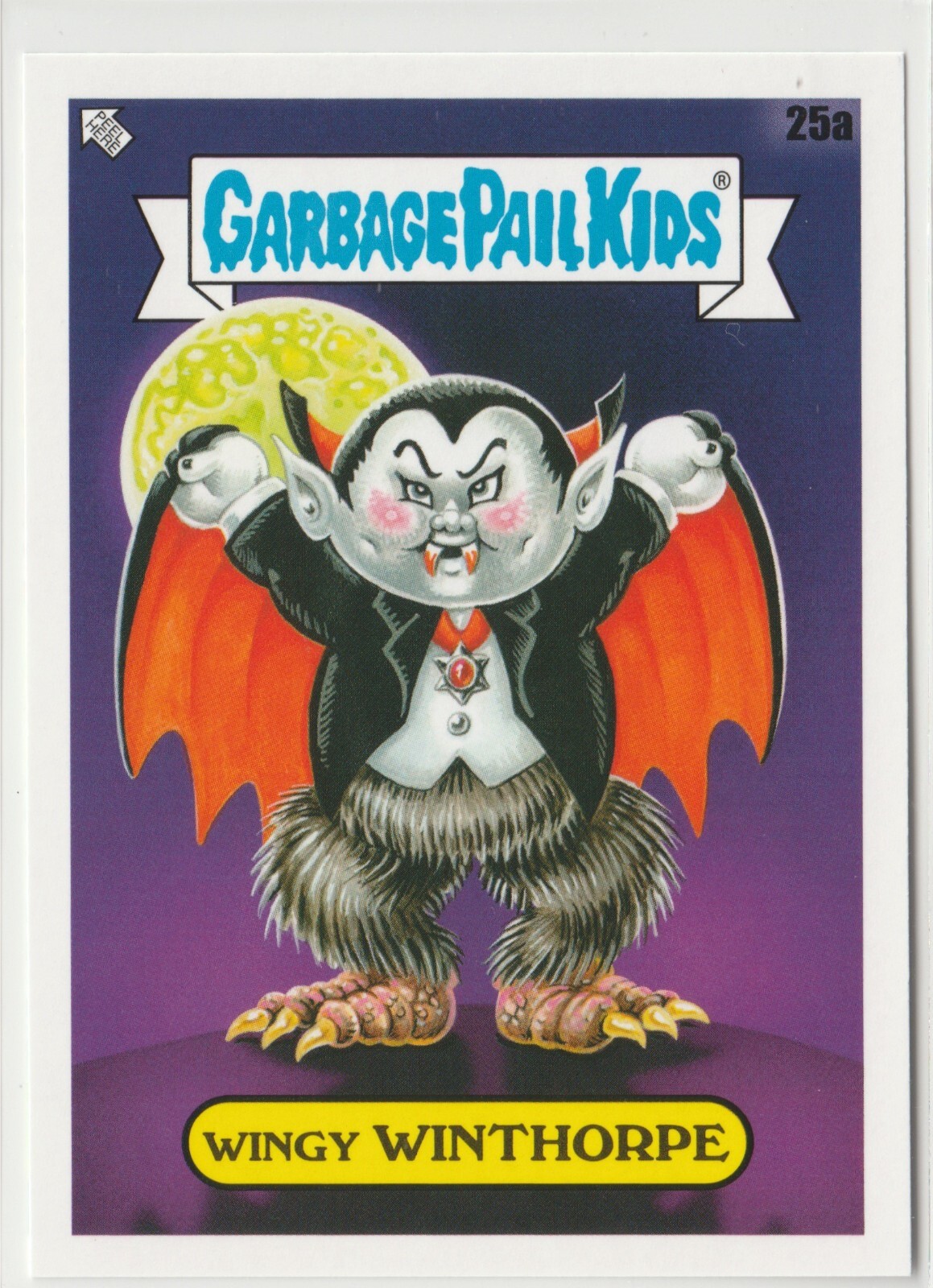 Wingy Winthorpe GPK 2022 Book Worms #25a Limited Edition Card