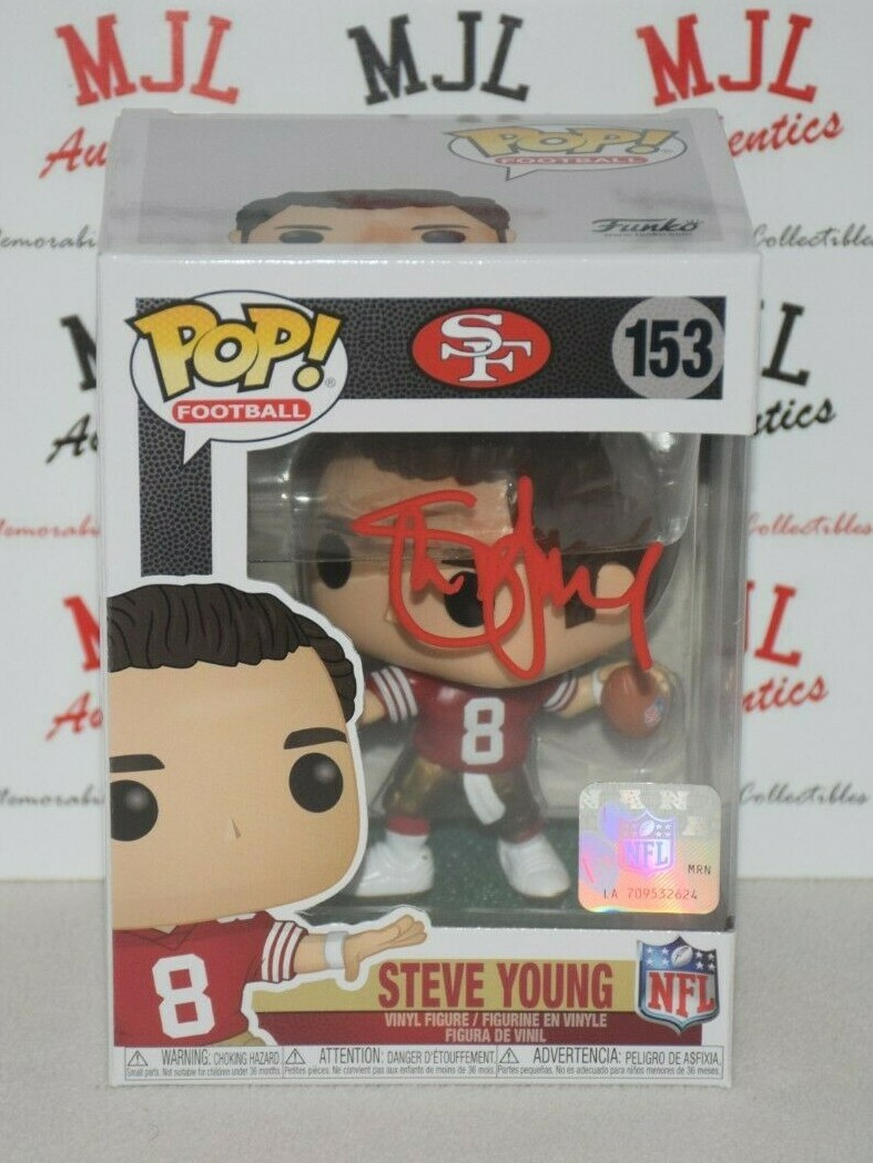 Steve Young San Francisco 49ers BYU Signed Football COA Proof Autographed Steve Young San Francisco 49ers BYU Signed Football COA Proof Autographed