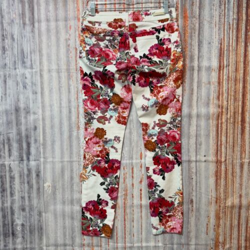 Anthropologie Jeans Pilcro and the Letterpress Floral Pants Womens Size 26 - Picture 3 of 9