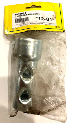 Mini Spring Baffle J&P Cycles 4” Length Mini Pipe Baffle, 2” Diameter All-Steel | eBay