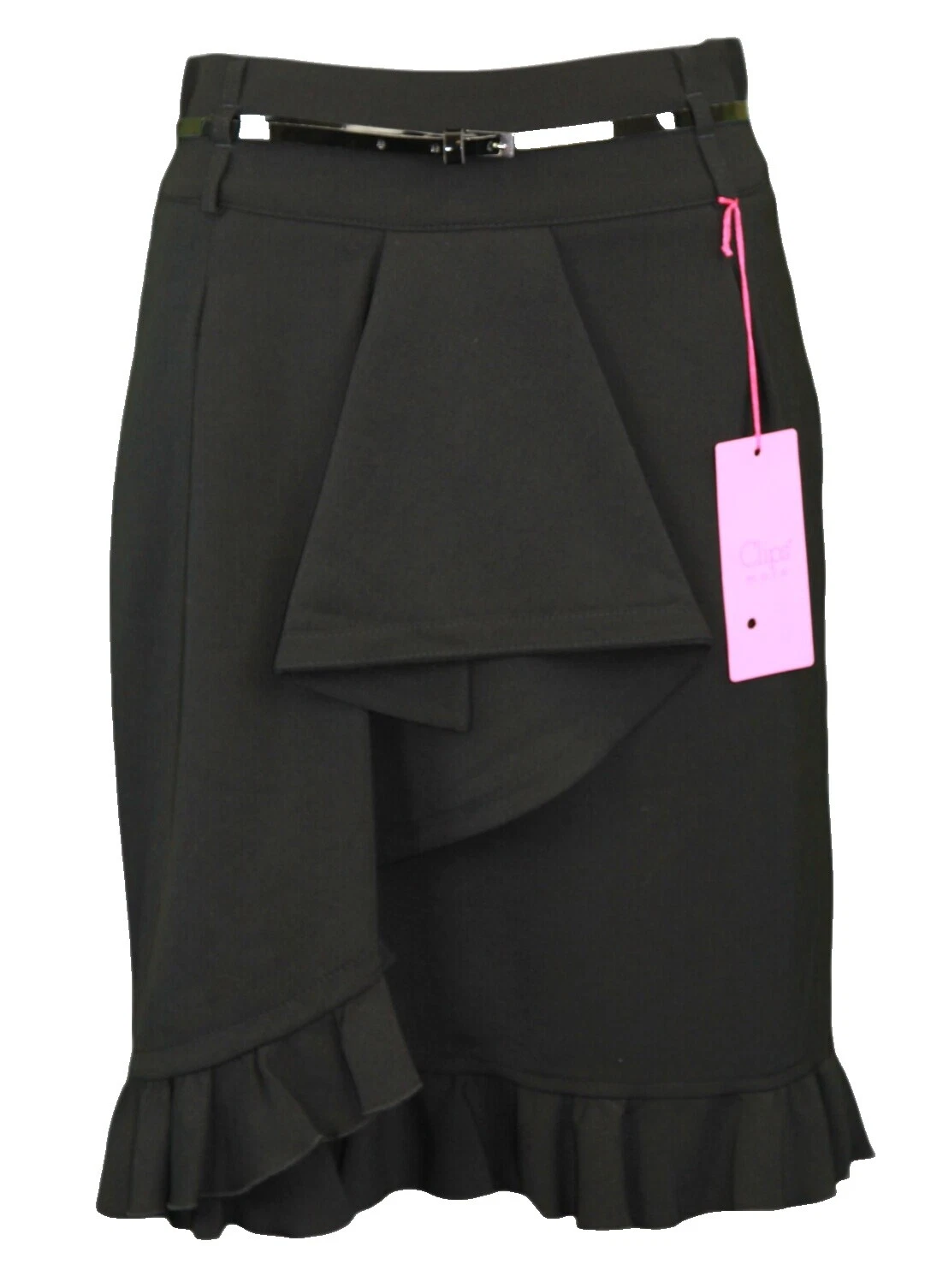 Black Wool Skirts for Women