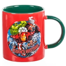 Avengers Holiday Embossed Ceramic Mug by ICUP inc ~ Marvel Comics