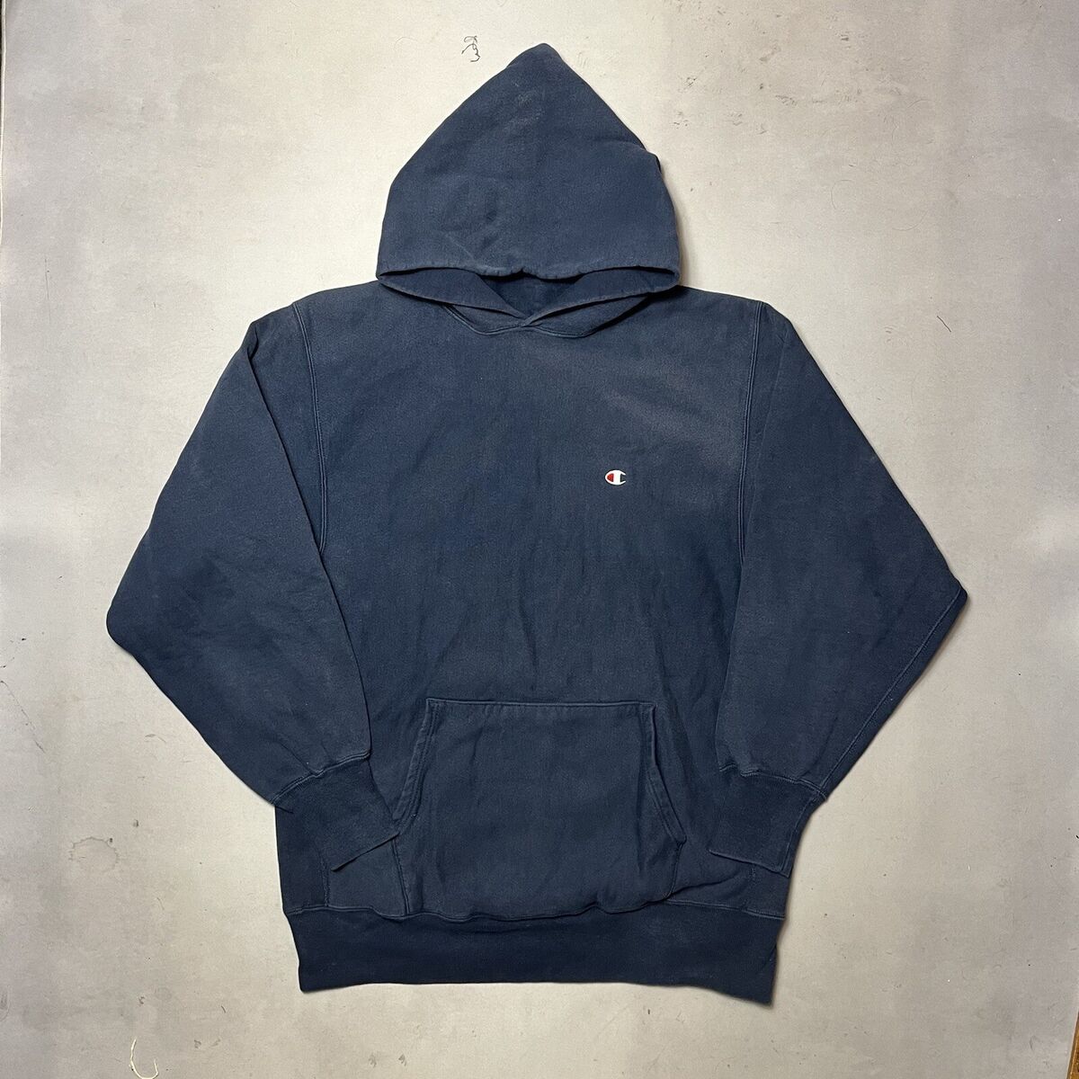 Vintage 80s Champion Reverse Weave Navy Blank Sweatshirt Vintage 80s Champion Reverse Weave Navy Blank Sweatshirt