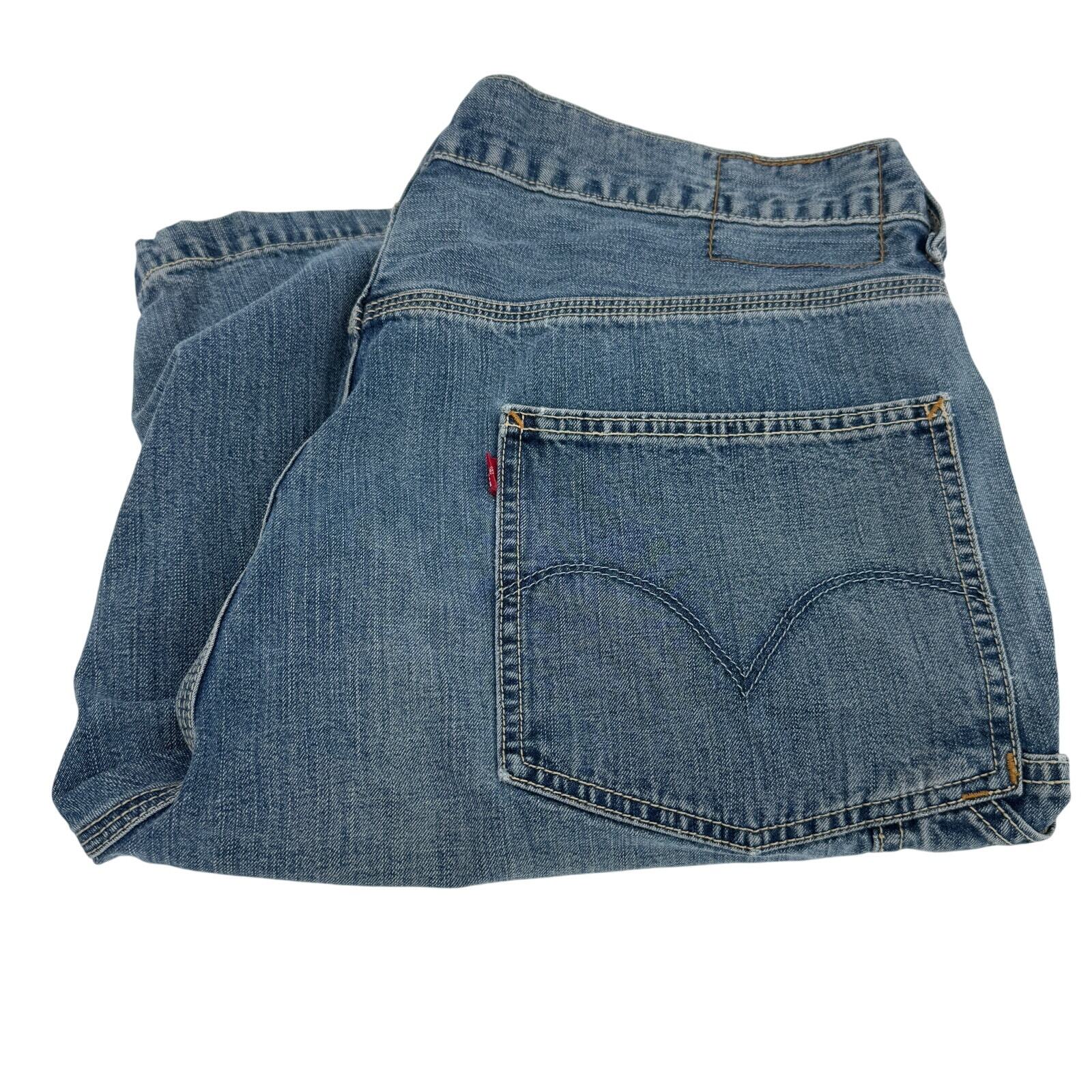 Levi's Jean Shorts Mens 36 (36x10.5) Carpenter Blue Denim Jorts Vintage