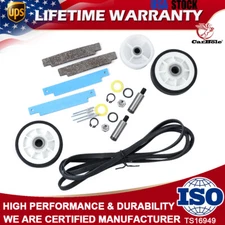 12001541 303373K Dryer Drum Roller Kit Fits For LDE7304ACM LDE7304ADE LDE8404ACL
