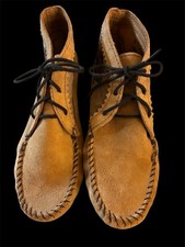 Minnetonka Womens Shoe Size 9 Suede Pre-owned Ankle Boot Brown
