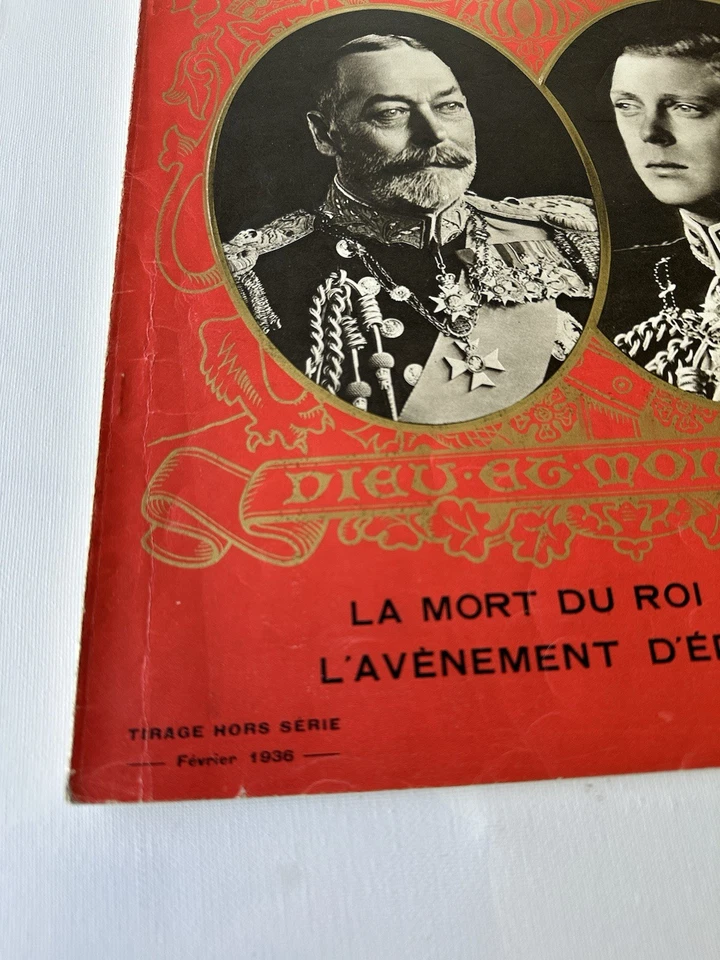 Revue ancienne L’Illustration hors-série – Février 1936 – Mort du roi George V - Photo 2/4