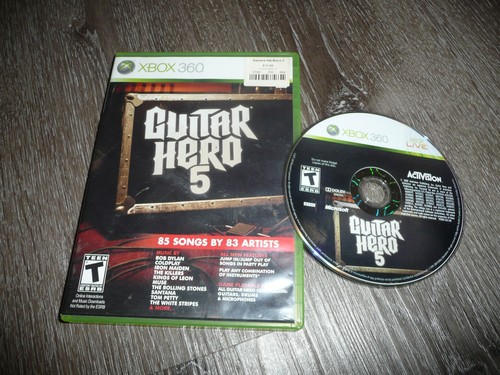 Guitar Hero 5 – Version Promo Presse – Microsoft Xbox 360 – PAL EUR – Bon État