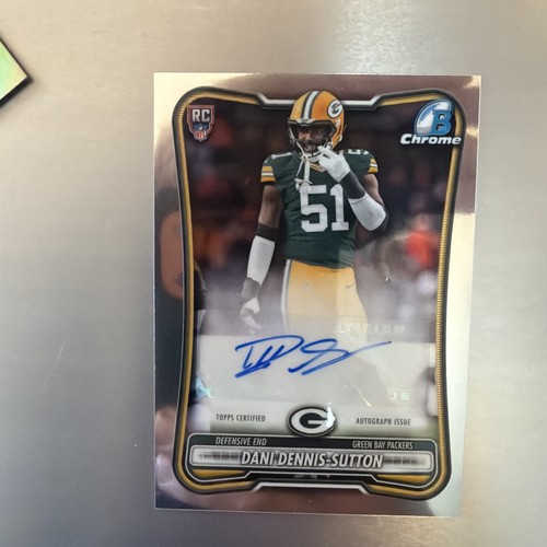 2026 Bowman Chrome Football Dani Dennis-Sutton RC Rookie AUTO (5) - Afbeelding 1 van 4