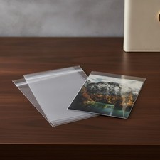 11" X 14" 100 Pack Clear Plastic Sleeves - Acid Free 1.6Mil Crystal Resealable