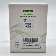 Rechargeable 450 mAh Capacity Hearing Aid With Charging Case