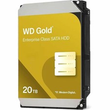 Western Digital Gold 20 TB Hard Drive 3.5" Internal SATA 20 Pack WD203KRYZ20PK