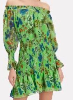 Alexis Dress Malina Green Floral  size S/M