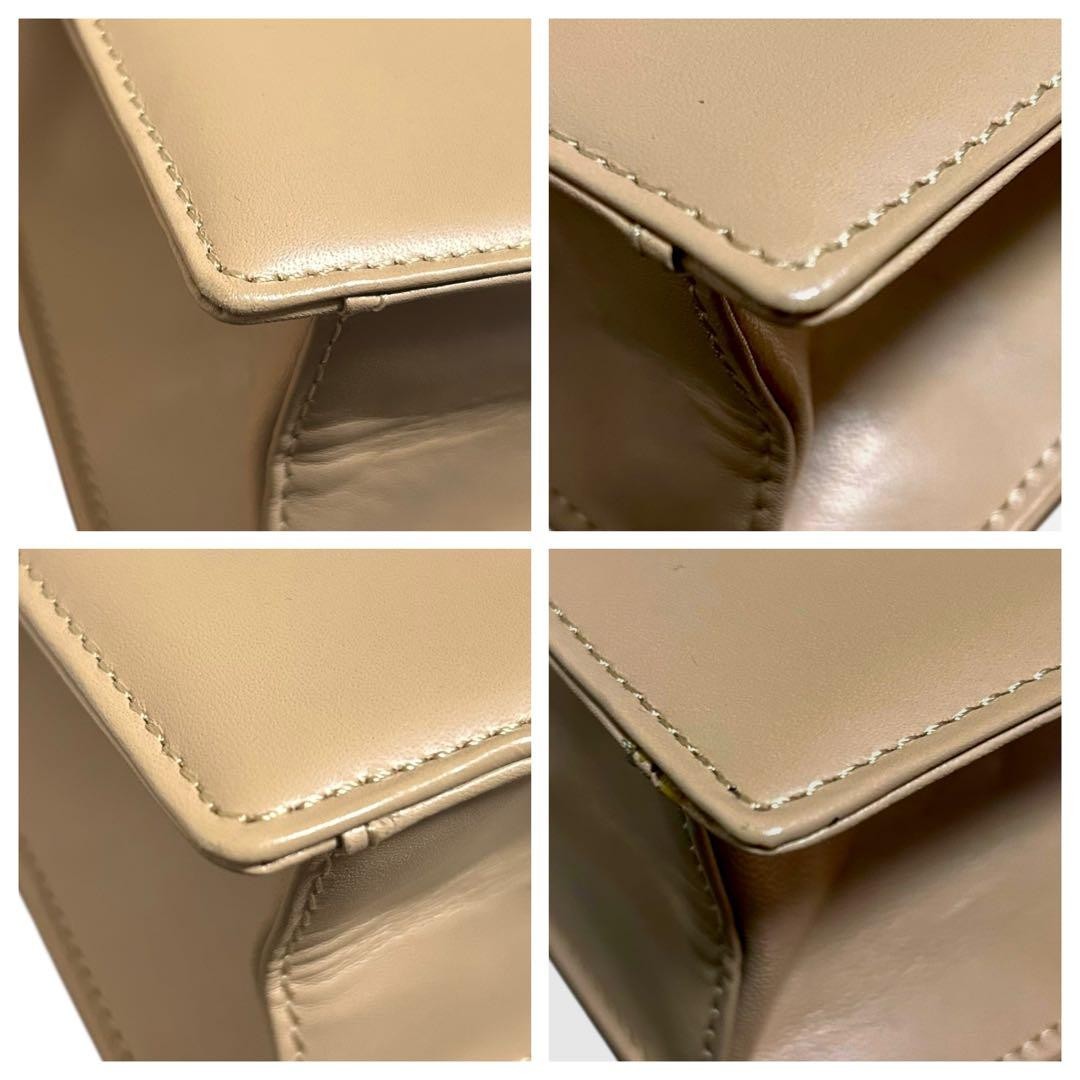 Givenchy Shoulder Bag Leather Beige Authentic F0210409 thumbnail 4