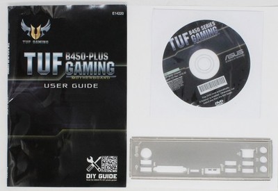 ASUS TUF B450-Plus Gaming - SET Handbuch ATX IO Shield Blende Treiber (#28034)